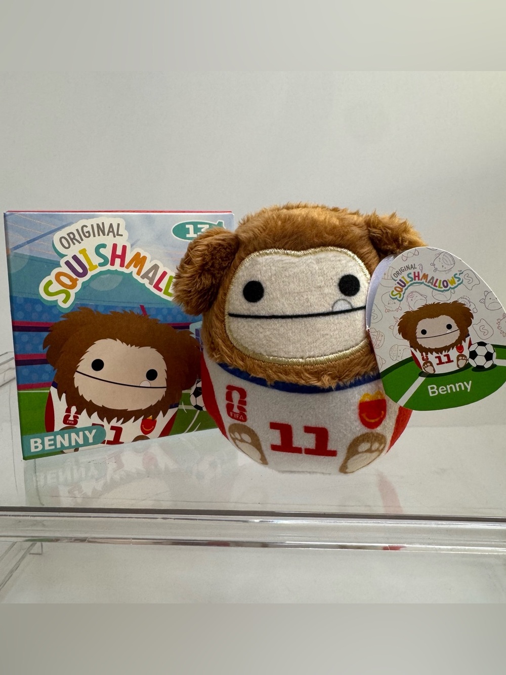 McDonald’s 2026 FIFA World Cup Squishmallows Happy Meal Toy Plush Benny #13